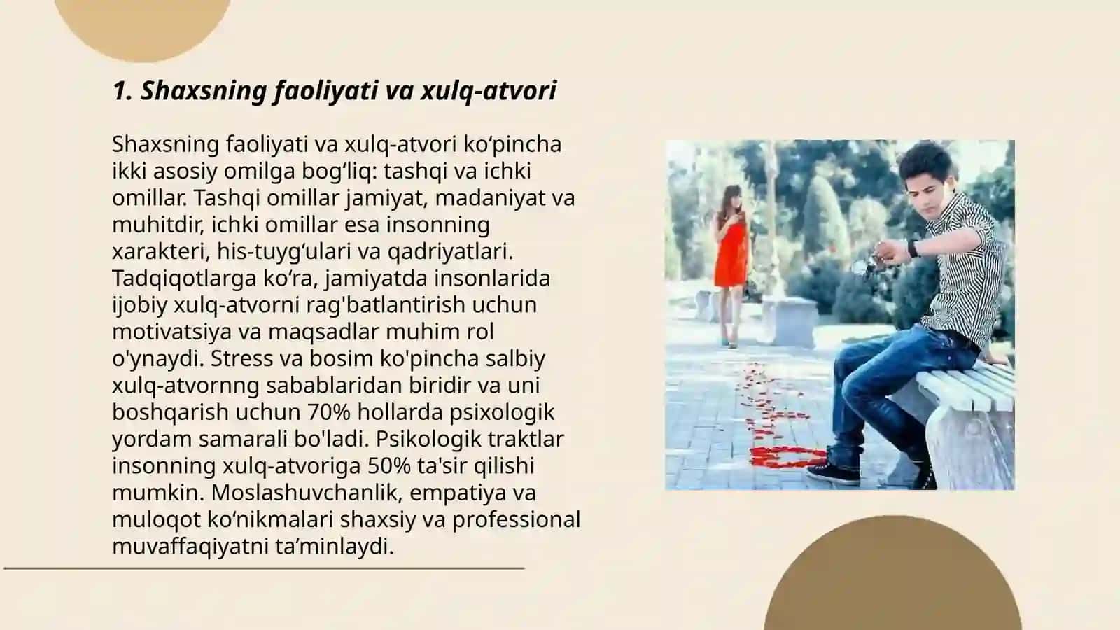 Shaxs og‘ishgan xulqini psixologik tasniflash va tajovuz va tajovuzkor axloq 3