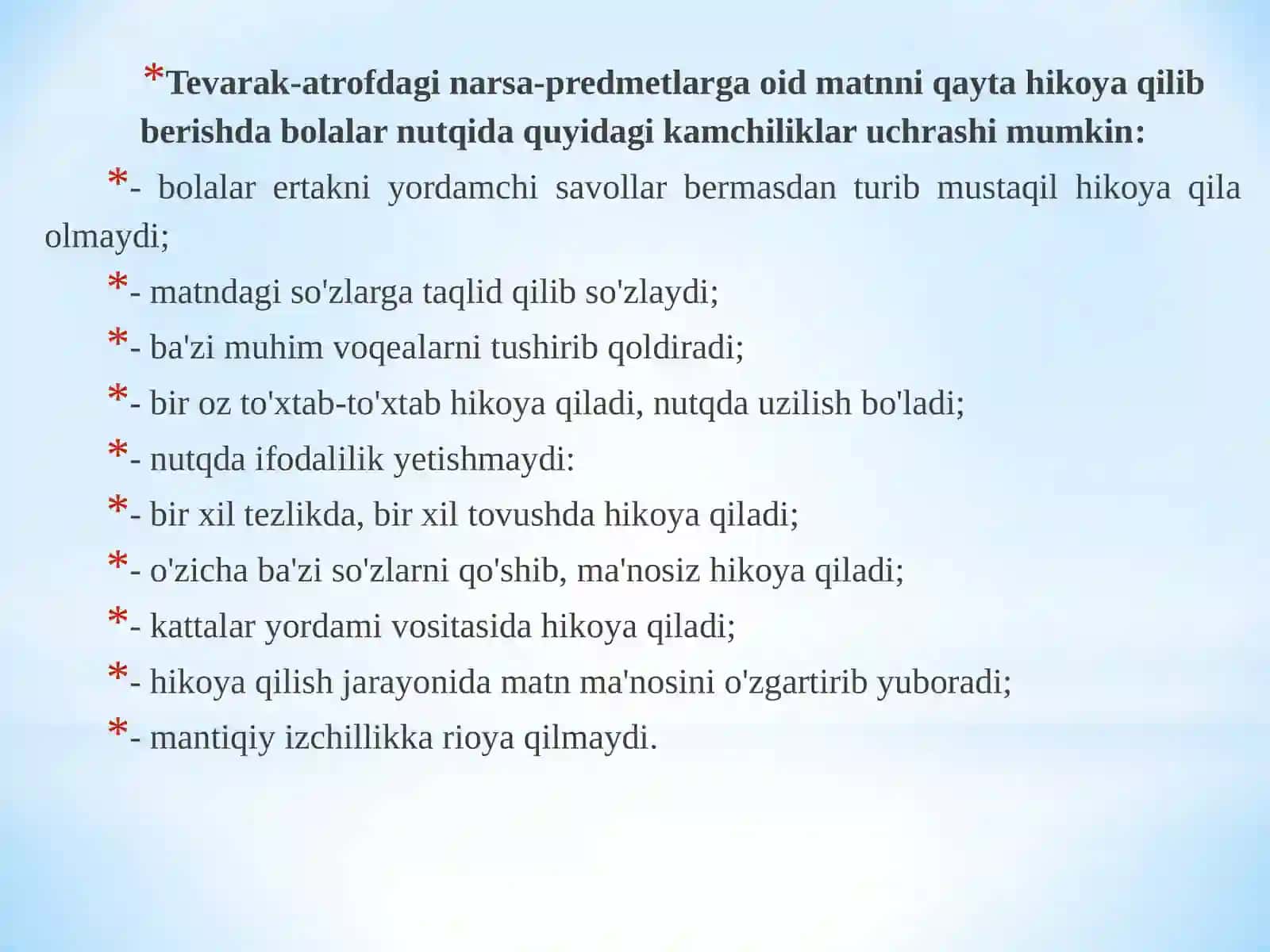 O‘QITUVCHI RAHBARLIGIDA HIKOYANING CHIZMASINI TUZISH USULLARI. TILNING IJTIMOIY HODISA VA ALOQA, ARALASHUV QUROLI EKANLIGI. SAVOD O‘RGATISH O‘QISH DARSLARI TURLARI 3