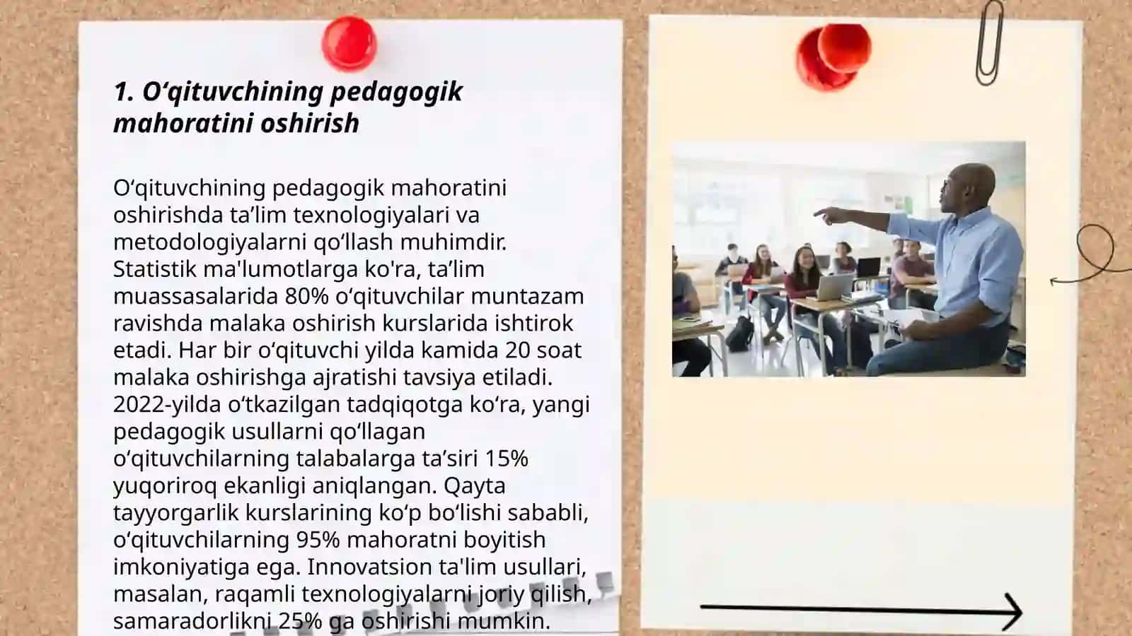 Oʻqituvchining pedagogik mahoratini oshirish 3
