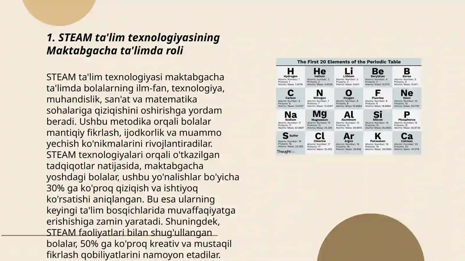 STEAM ta‘lim texnologiyasidan foydalanish mohiyati 3