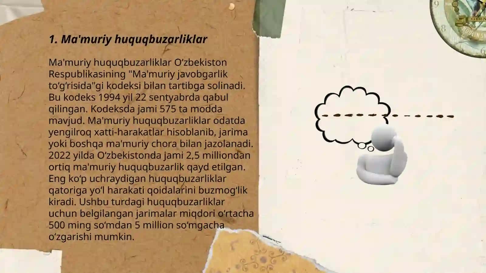 Ma'muriy huquqbuzarliklar 3