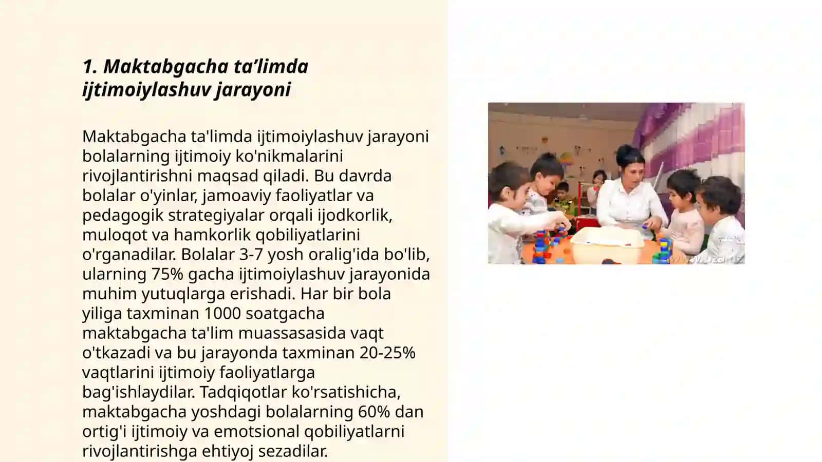 Maktabgacha yoshdagi bolalar bilan tashkil etiladigan ijtimoiy pedagogik muammolar 3