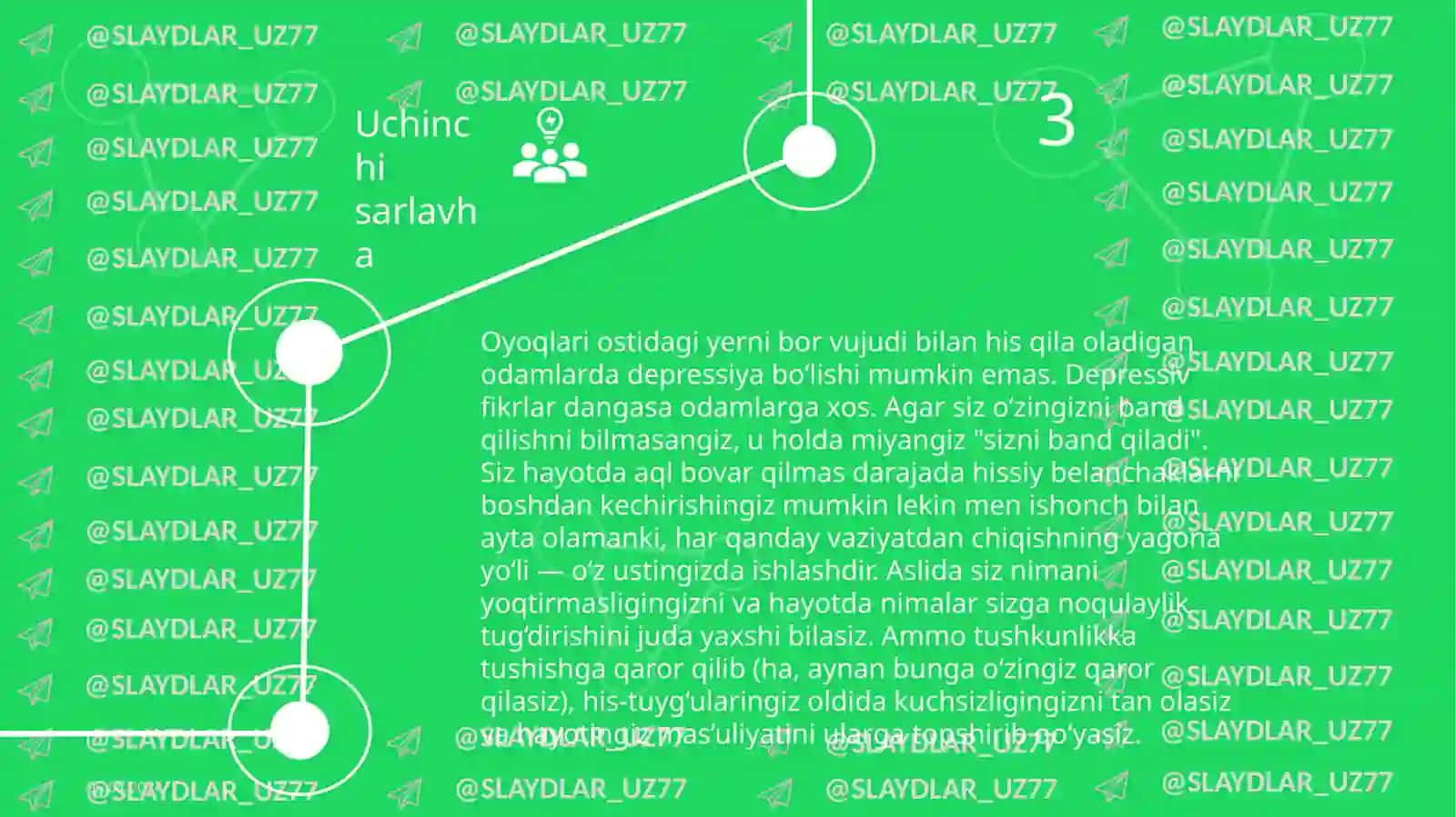 Depressiya bilan boshqarish 3