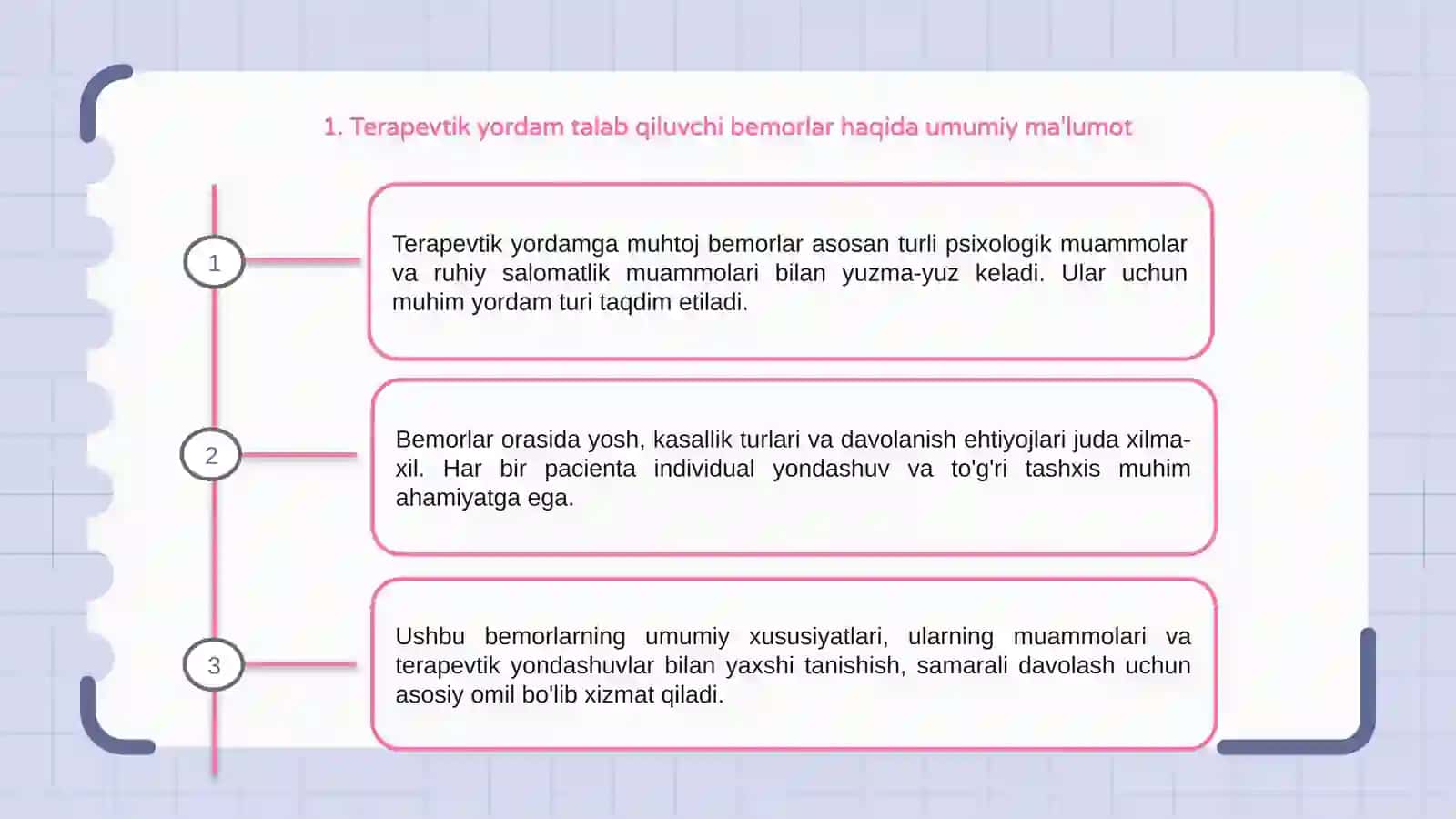 Terapevtik yordamga muhtoj bemorlarning asosiy xususiyatlari 3