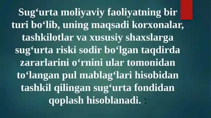 Sug'urta bozori statistikasi 3