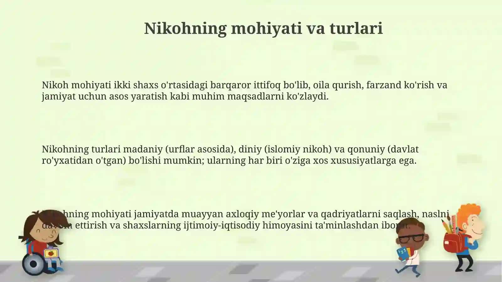 Nikohning turlari va mohiyati 3
