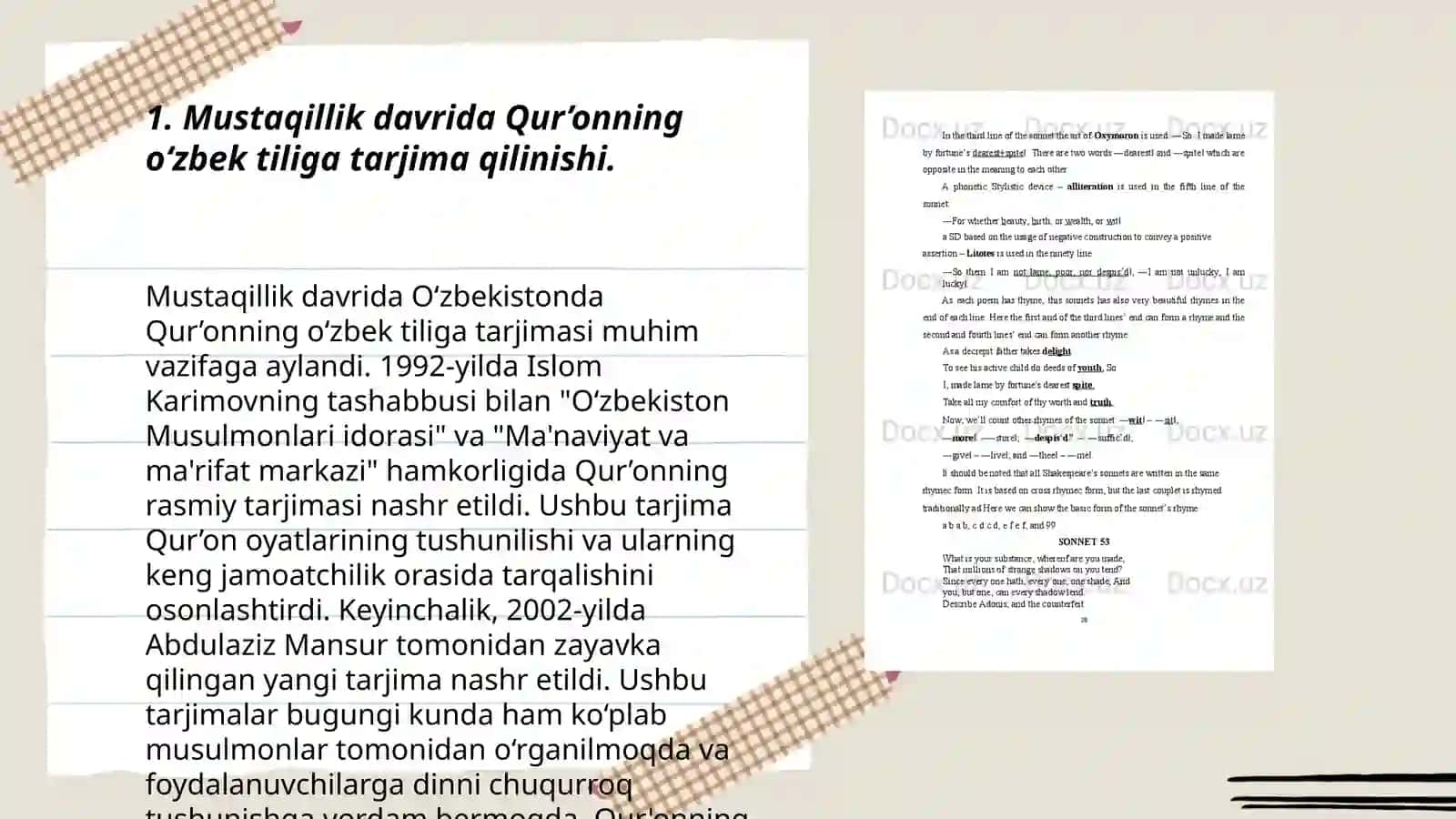 Mustaqillik yillarida Qur’onning o’zbek tiliga tarjima qilinishi 3