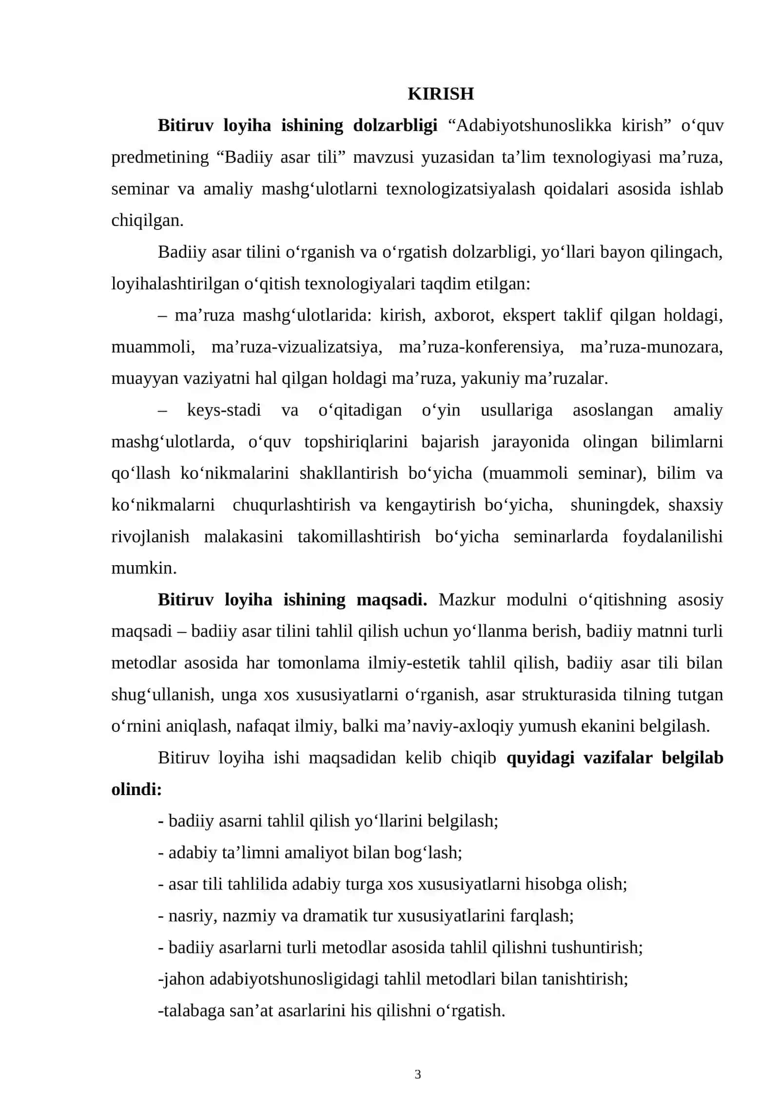 “Badiiy asar tili” modulini o‘qitishda interfaol usuldan foydalanish” 3
