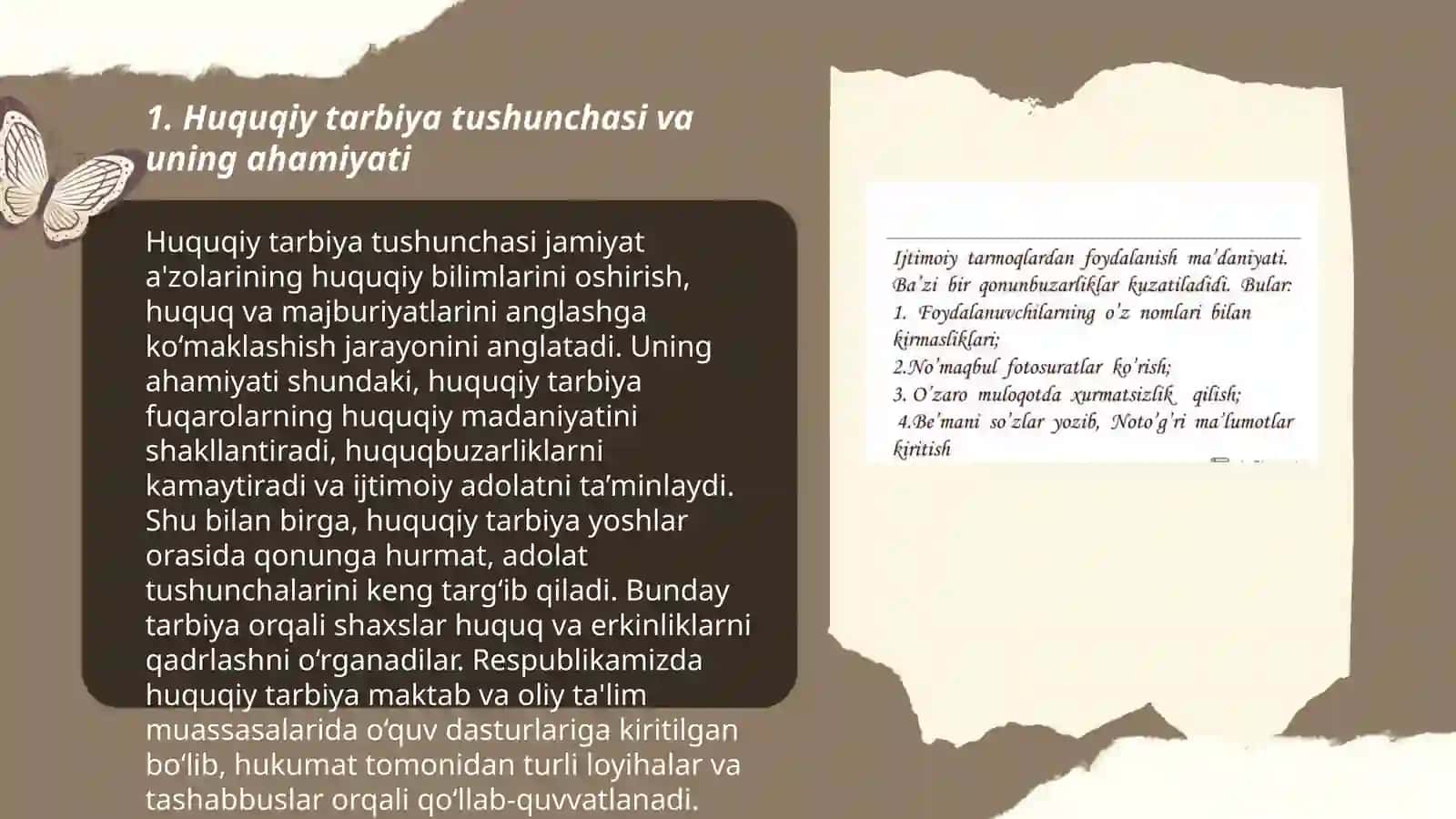 Huquqiy tarbiyaning asosiy maqsad va vazifalari 3
