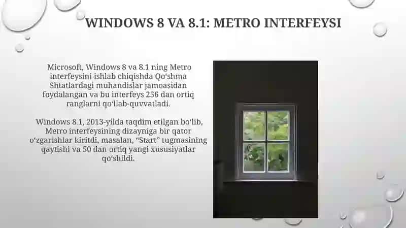Windows operatsion tizimi haqida tushuncha,uning versiyalari 3
