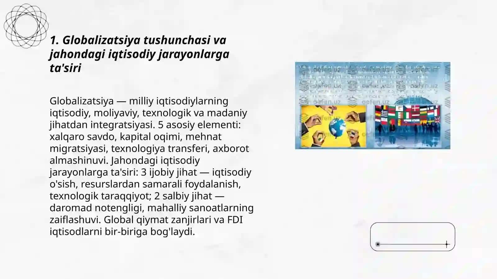 Jahon iqtisodiytida globallashuv jarayonlar 3