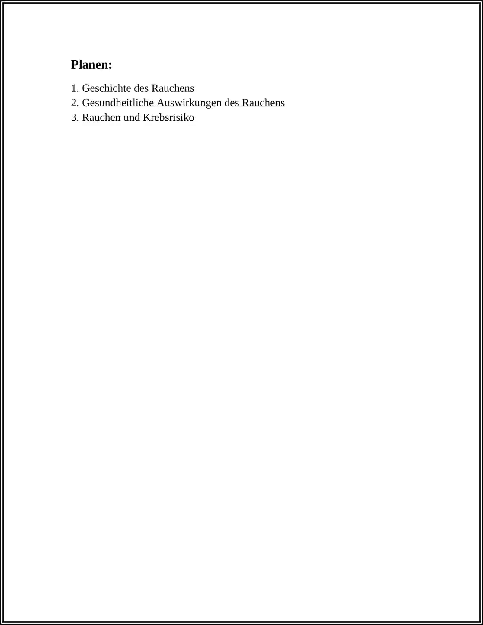 RAUCHEN 3