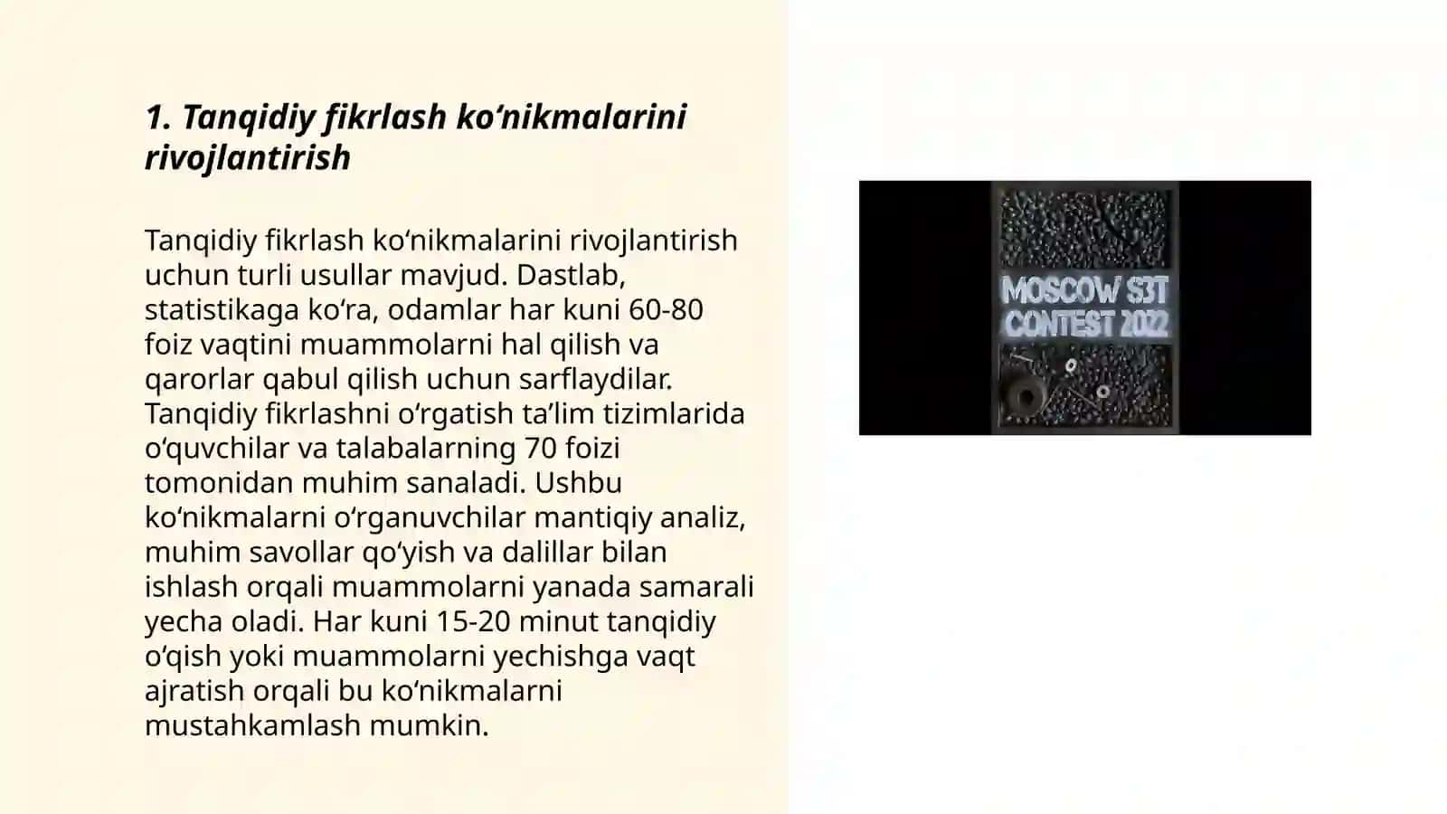 XXI asr ko‘nikmalarini shakillantirish yo‘llari 3