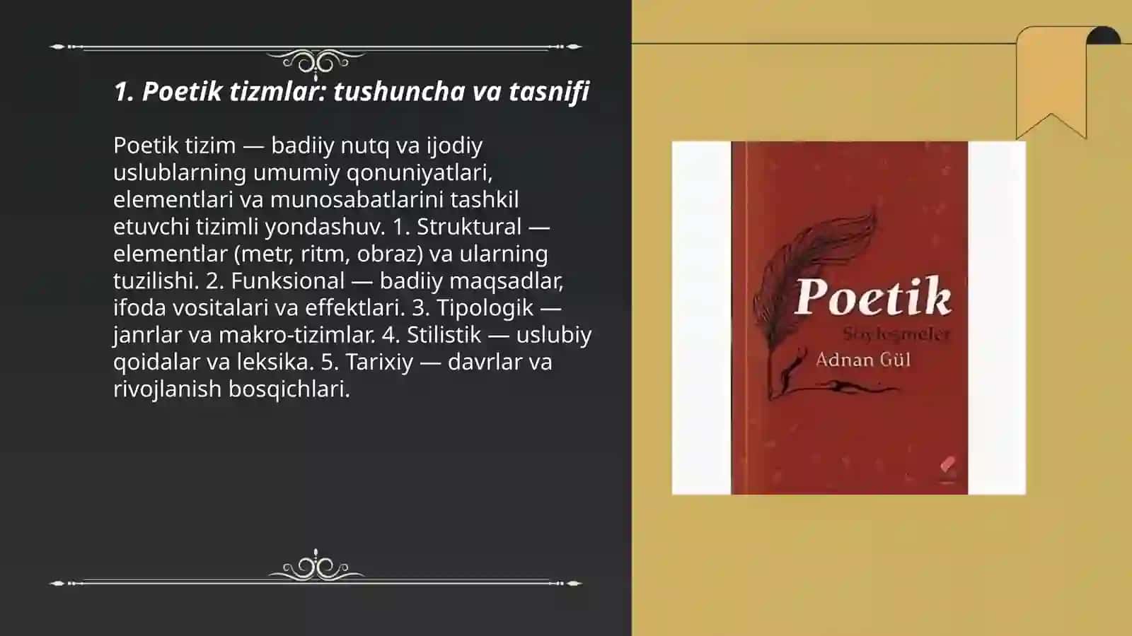 Poetik tizmlar 3