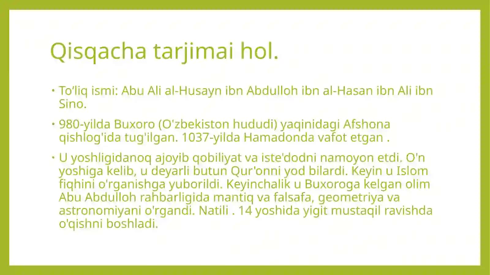 Tibbiyot qonuni 3