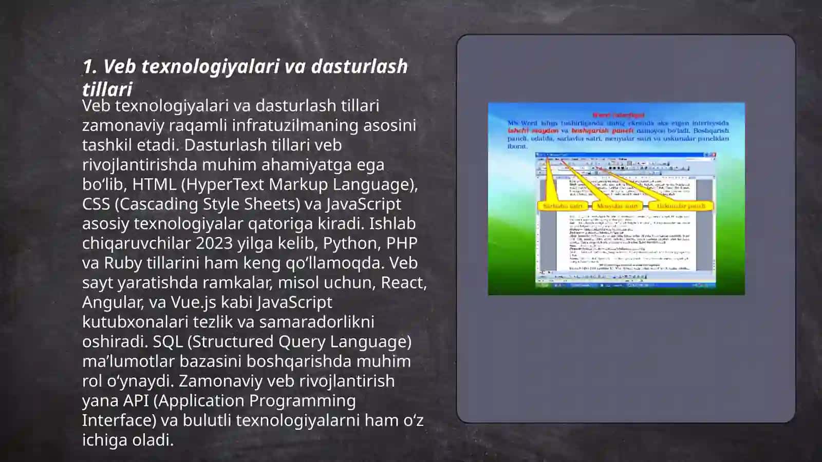 Internet tizimida sohaga oid dastur va ilovalar bilanishlash yo‘llari 3
