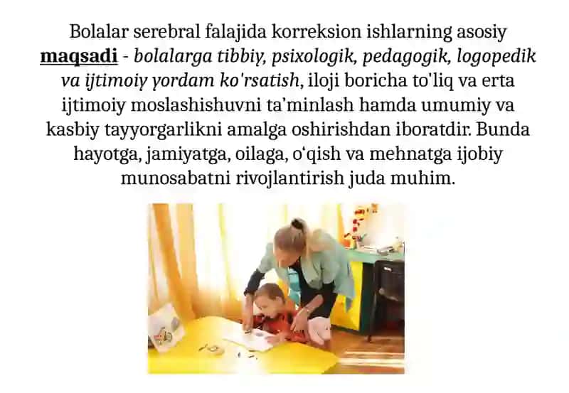 Tayanch-harakat apparatibuzilganbolalarbilan olib boriladigan korreksion ishlar tizimi 3