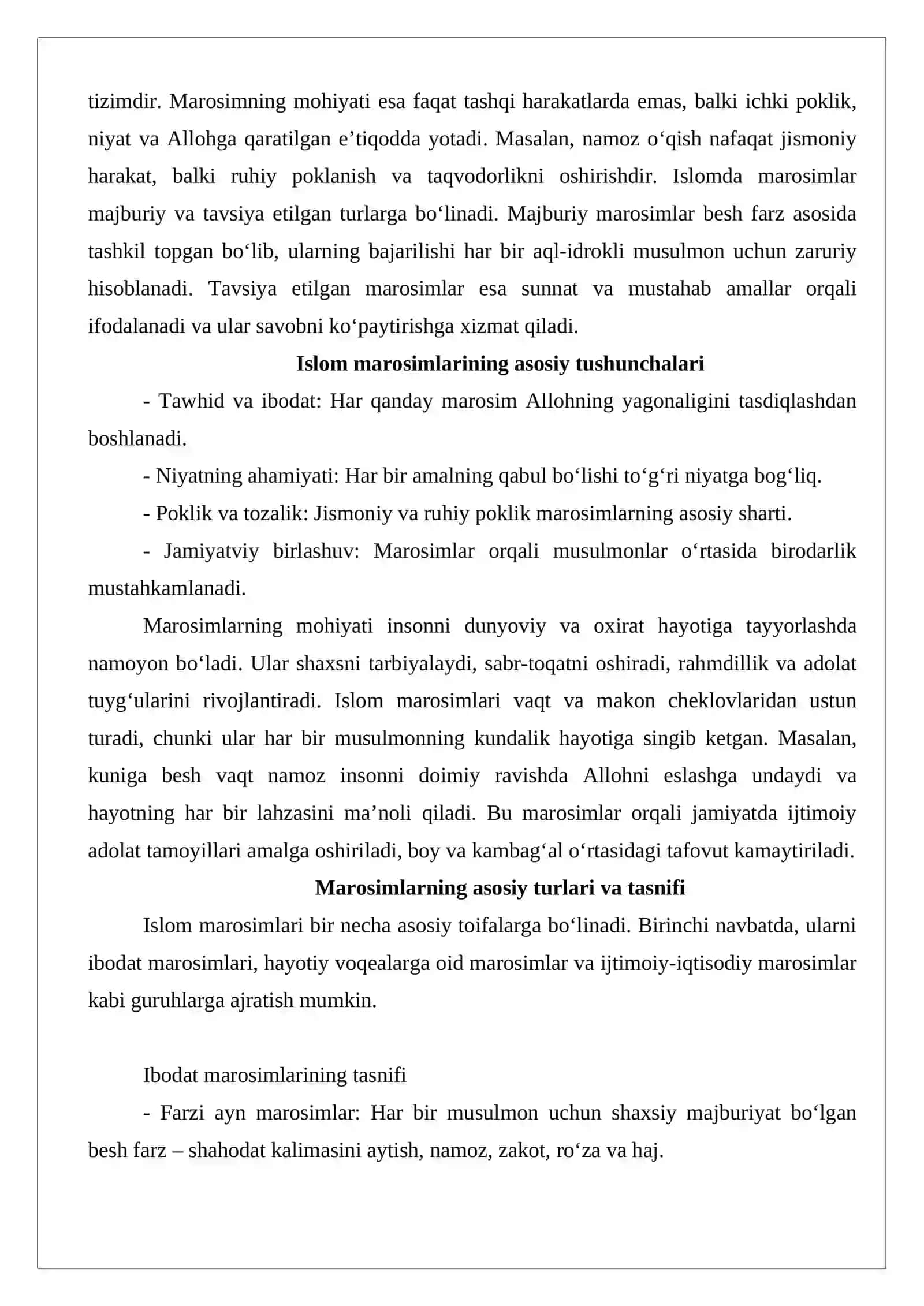 Islom marosimlari va ularning turlari, oilaviy-maishiy marosimlar, hijriy-qamariy taqvim asosida nishonlanadigan bayram va marosimlar, islomda yangi yilning boshlanishi 3
