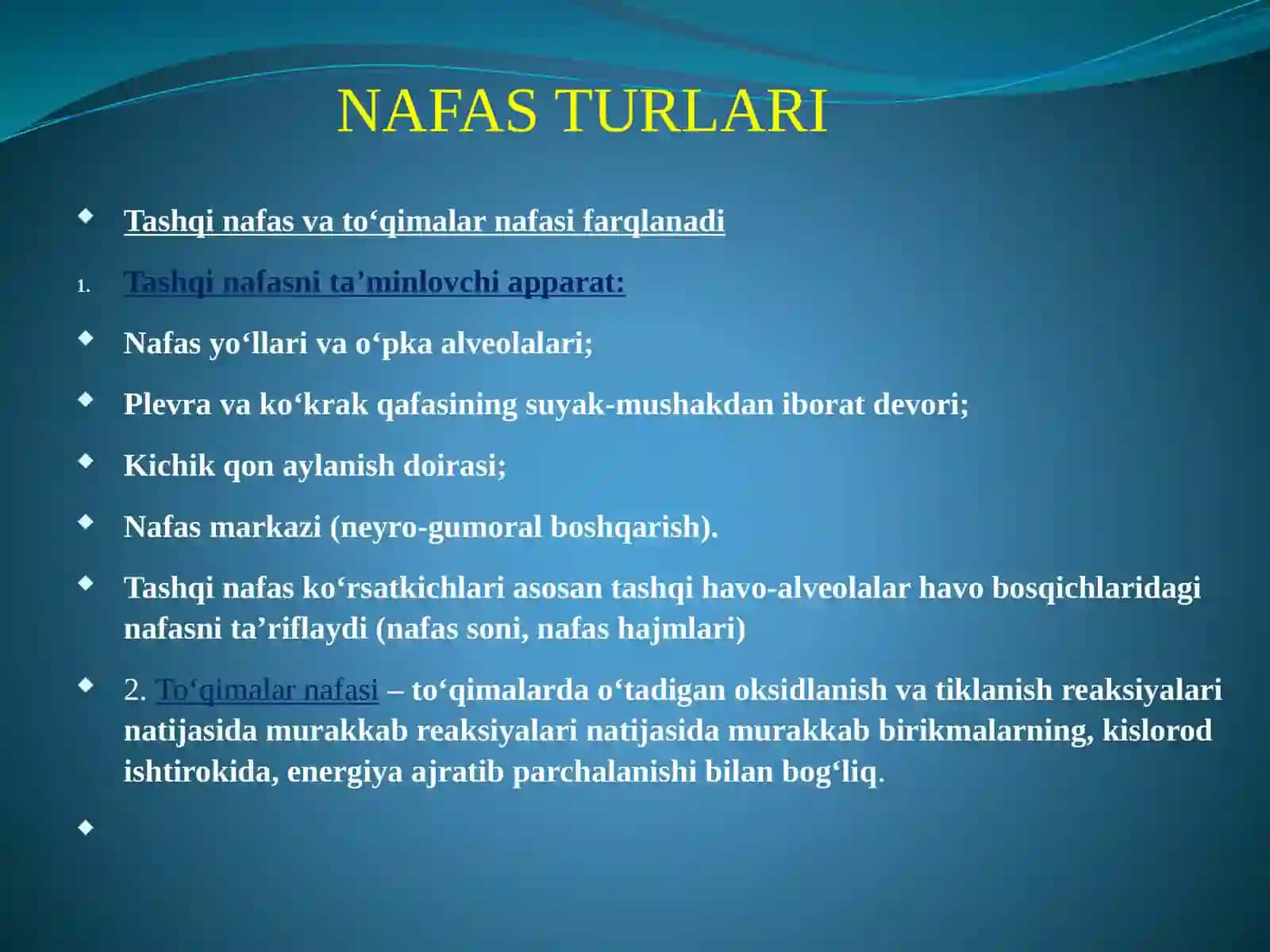 Nafasa'zolaritizimi.Tekshirishusullari.So'rab-surishtirish 3