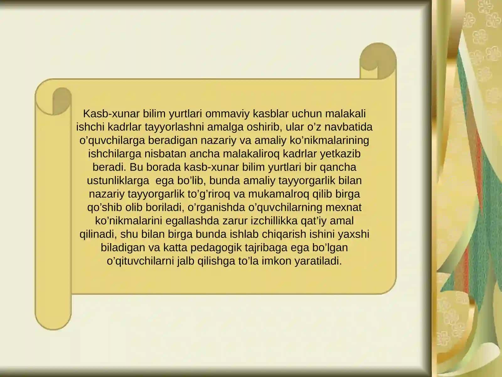Mehnatsharoitlarini yaxshilash 3