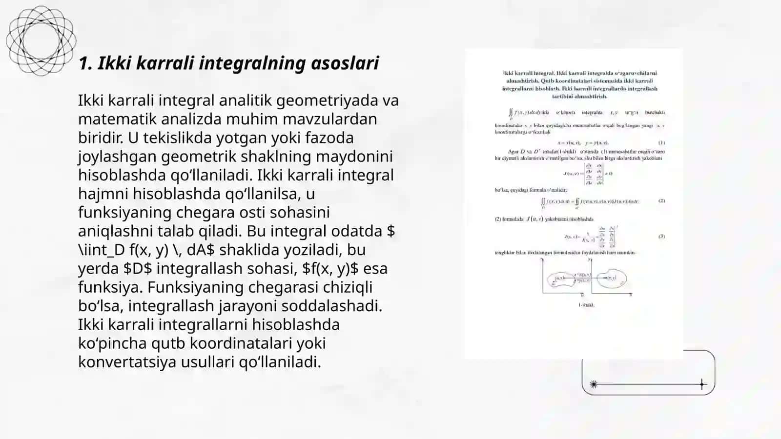 Ikki karrali integral 3