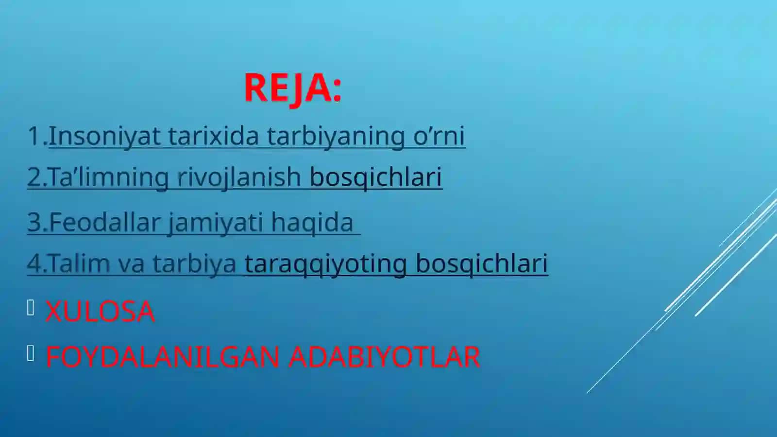 INSONIYAT TARIXIDA TARBIYA VA TA’LIMNIMG RIVOJLANISH BOSQICHLARI 3