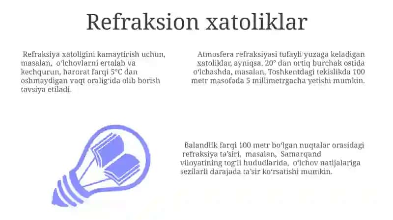 Teodalitlarda asbob xatoligi va uning tasirini kamaytirish uslublari 3