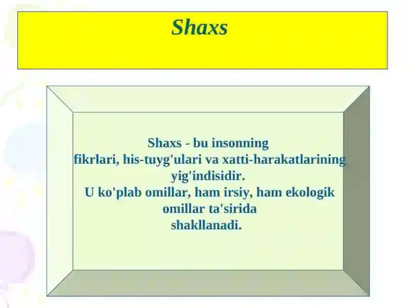 Shaxslar va guruhlarning motivatsiyasi. Ta’lim varivojlanish. Sertifikatlash. 3
