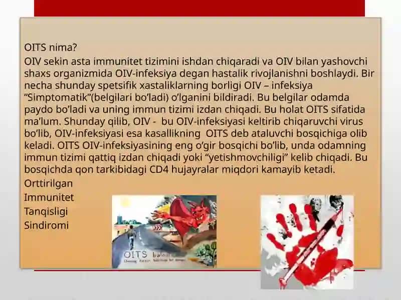 OIV, OIV-infeksiya, OITS 3