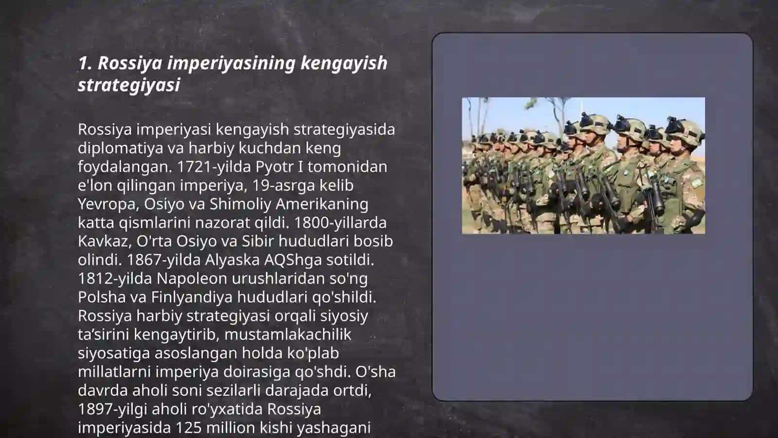 Rossiya imperiyasining O'rta Osiyoga harbiy yurishlari 3