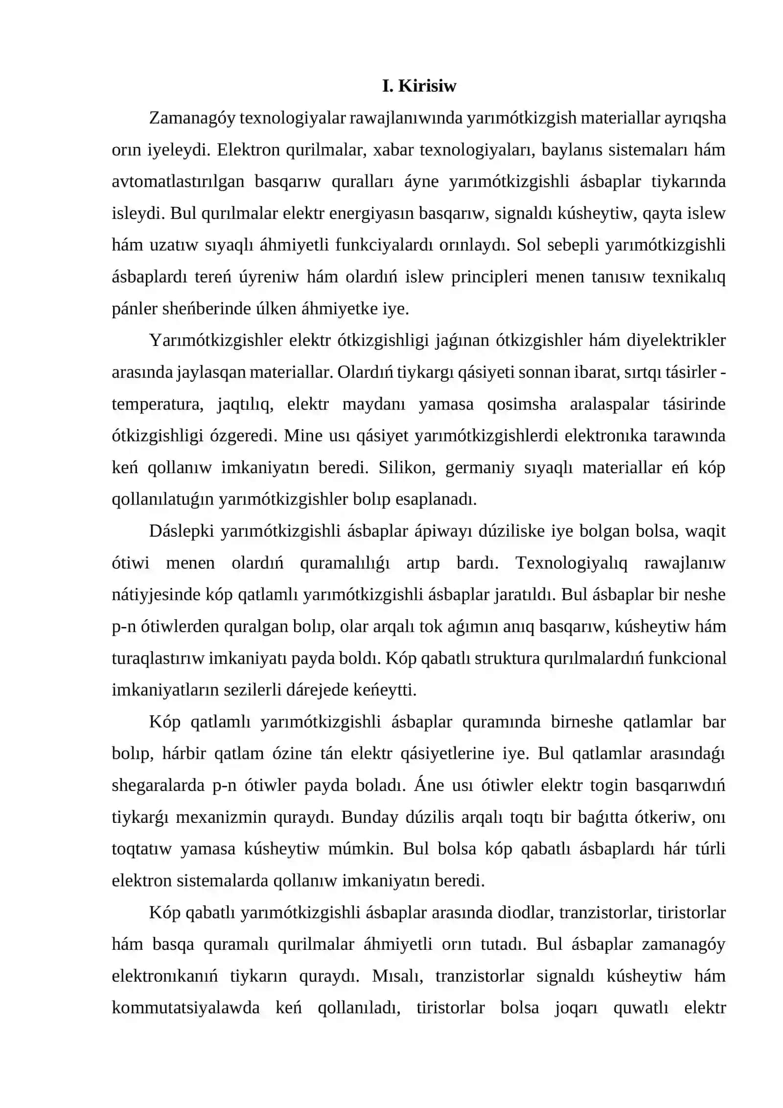 Kóp qatlamlı yarımótkizgishli ásbaplar 3