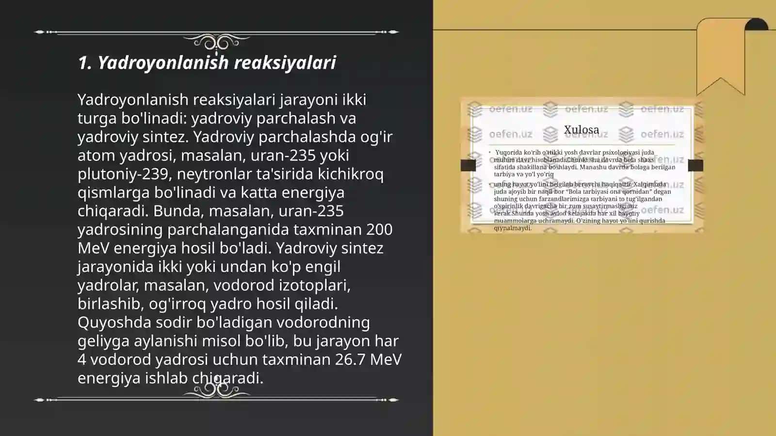 Yadrokimyo va bu davrda kimyoviy kashfiyotlar 3