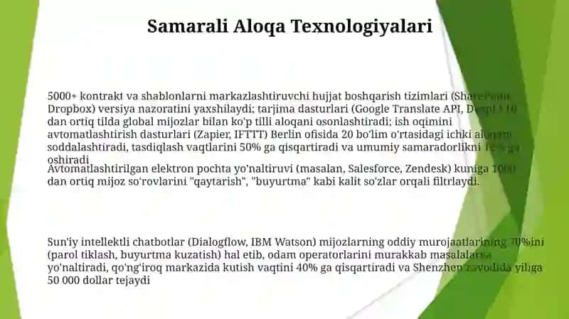 Ish yuritish tili va uslubi 3