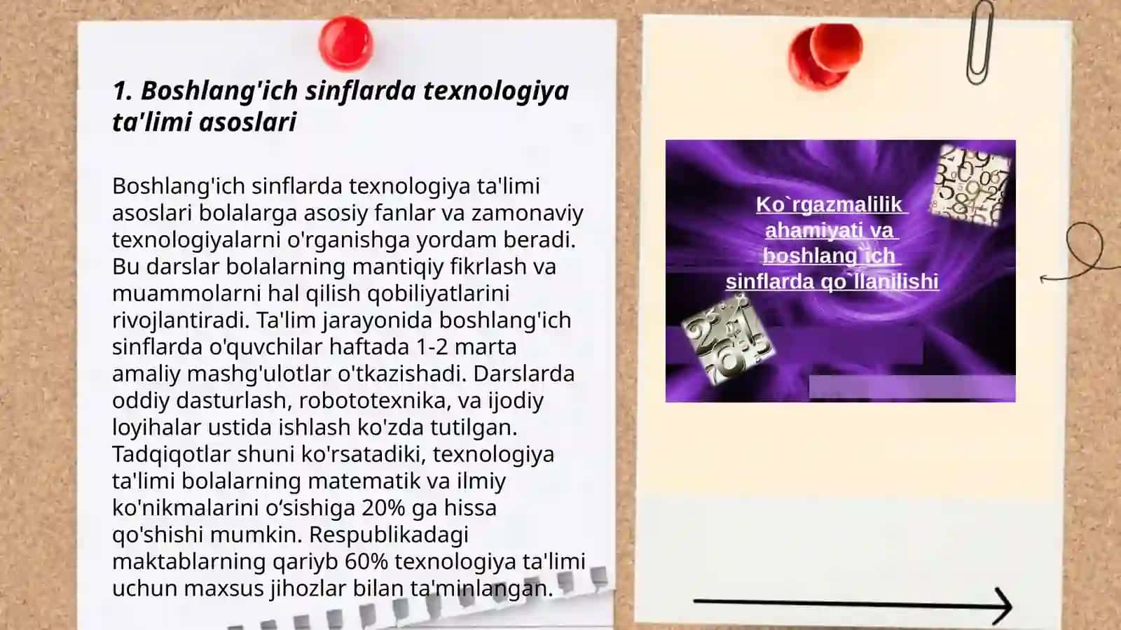 Boshlang'ich sinflarda texnologiya tarbiyasining vazifalari 3