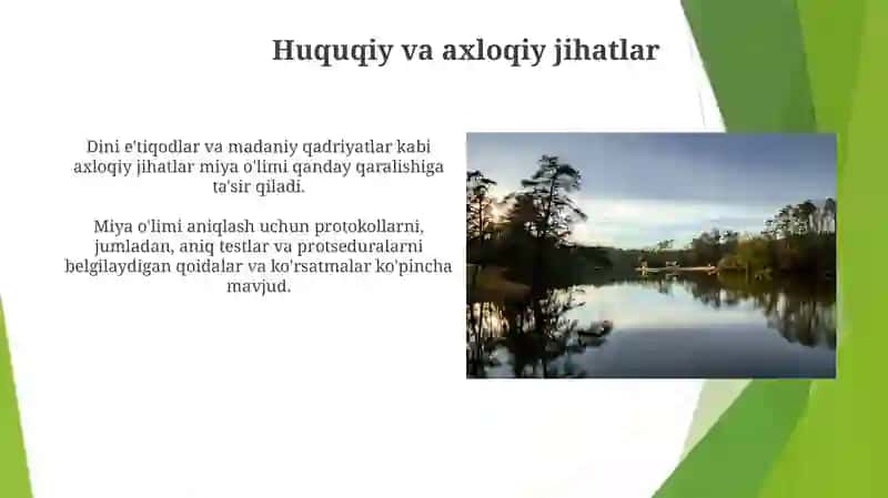 Miya o'limining axloqiy va huquqiy jihatlar 3