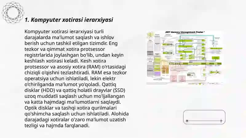 Kompyuter xotirasi ierarxiyasi tuzilishi va ishlashi 3