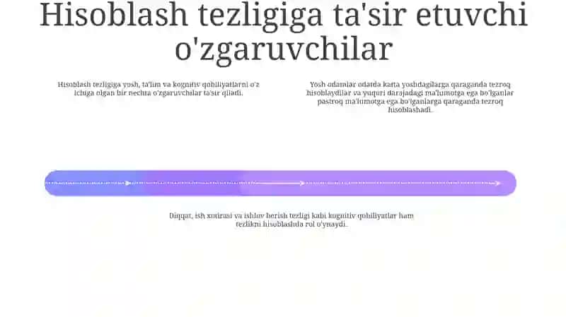Sanash Tezligini Aniqlashdagi Statistik O'Zgarishlar 3