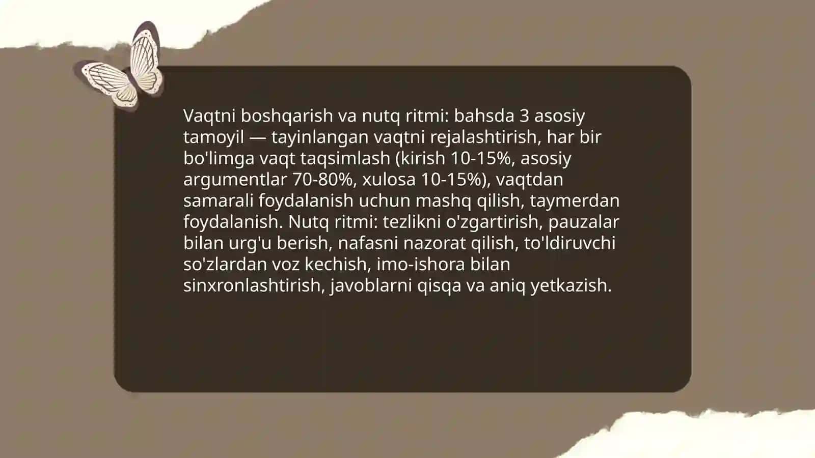 Baxs yuritish san'ati 3