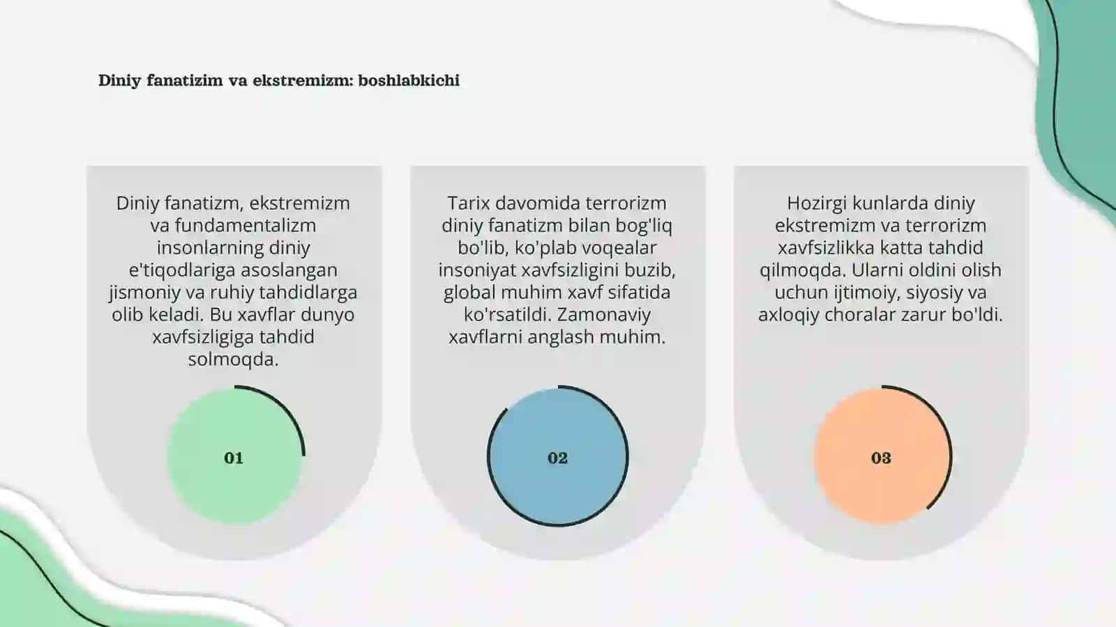 Diniy fanatizim, ekstremizm va fundamentalizm 3