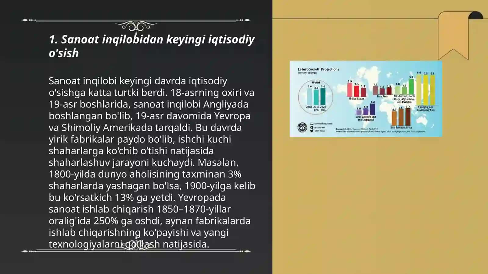 Sanoat inqilobidan keyingi iqtisodiy o'sish 3