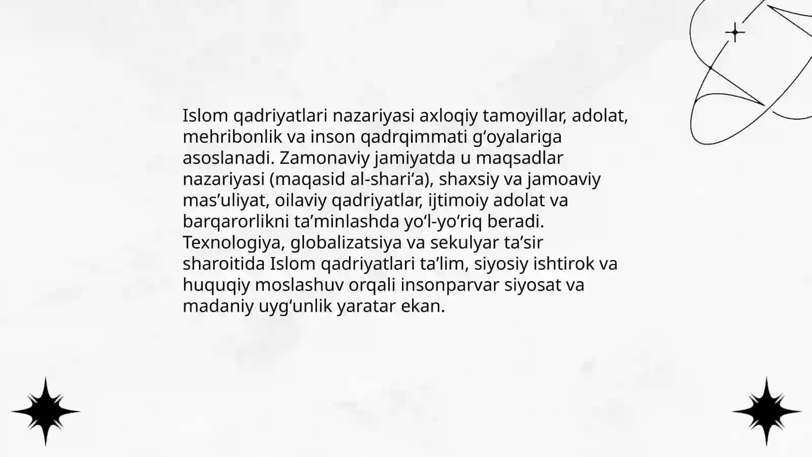 Islom qadriyatlari va ma'rifati 3