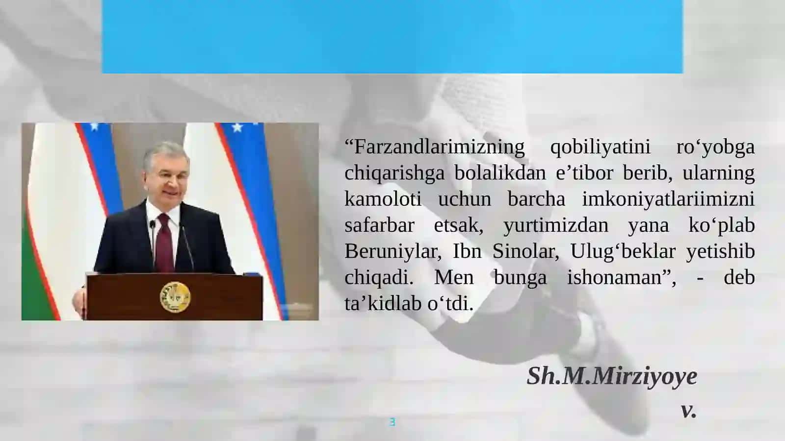 Pedagogika tarixi fan sifatida. Ibtidoiy jamoada tarbiya.Eng qadimgi davrlardan VII asrgacha ta’lim-tarbiya va pedagogik fikrlar.VIIasrdanXIV ASRNING BIRINCHI YARMIGACHA O’RTA OSIYODA TARBIYA, MAKTAB VA PEDAGOGIK FIKRLAR 3