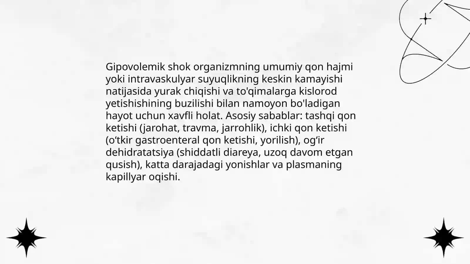 Shok shokning turlari 3