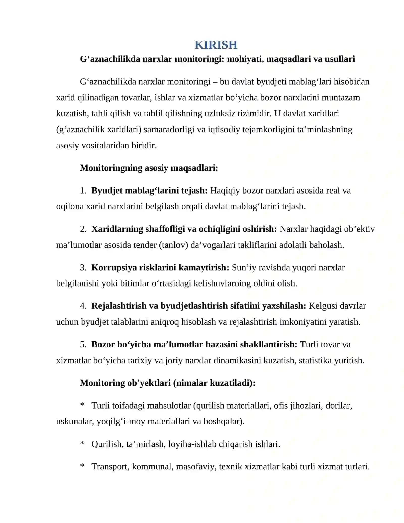 G'aznachilikda narxlar monitoringi 3