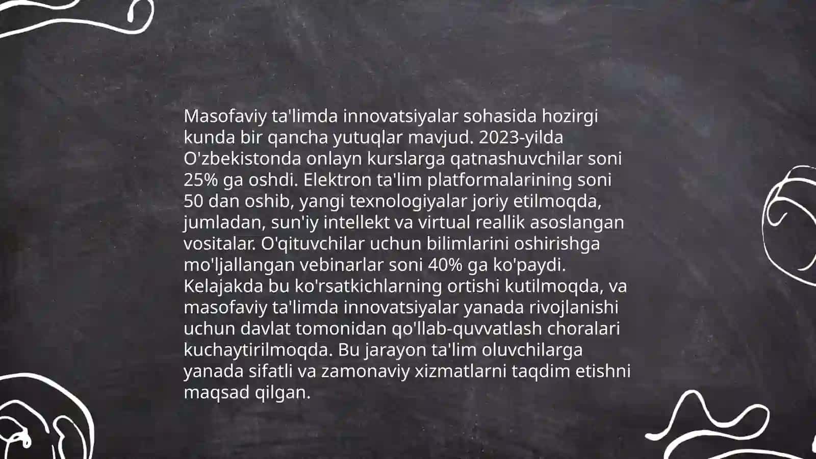 Masofaviy ta'limda innovatsiyaning roli Innovatsion yondashuvda AKT dan foydalanish 3