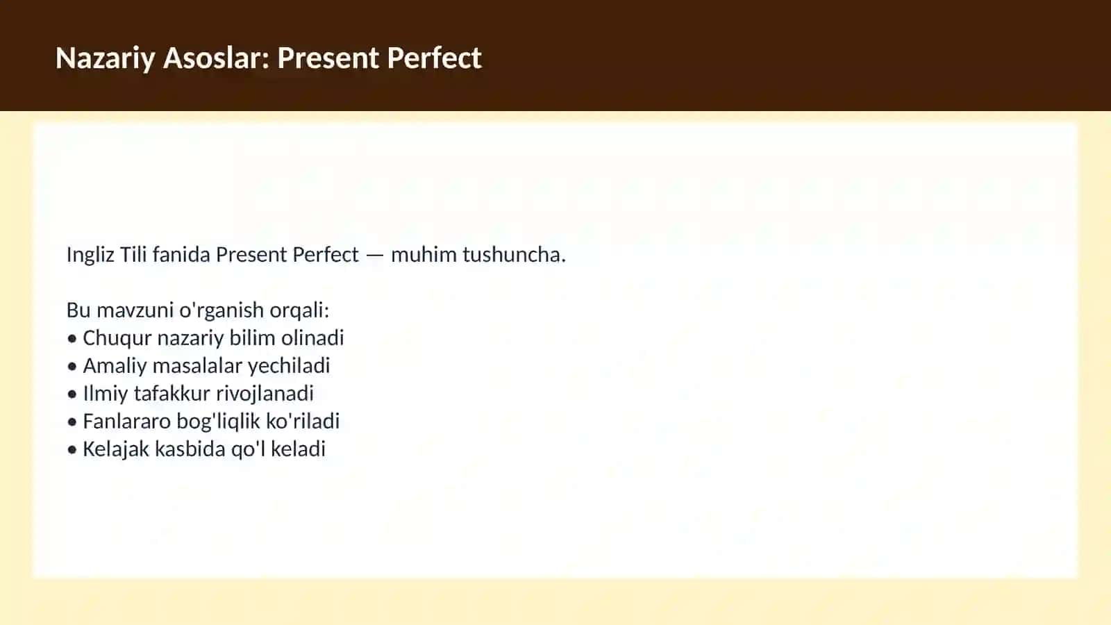 Present Simple 3