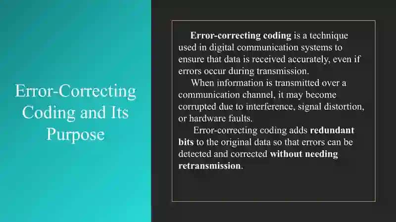 Error-Correcting Coding haqida inglizcha taqdimot 3
