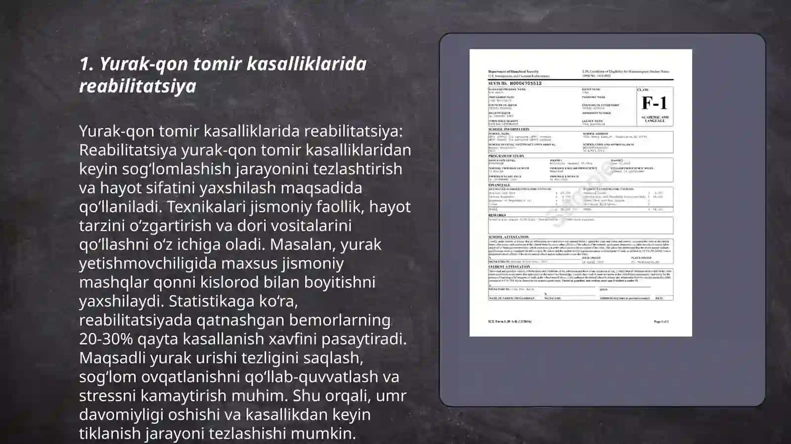Turli kasalliklarda reabilitatsiya standartlarni xususiyatlari 3