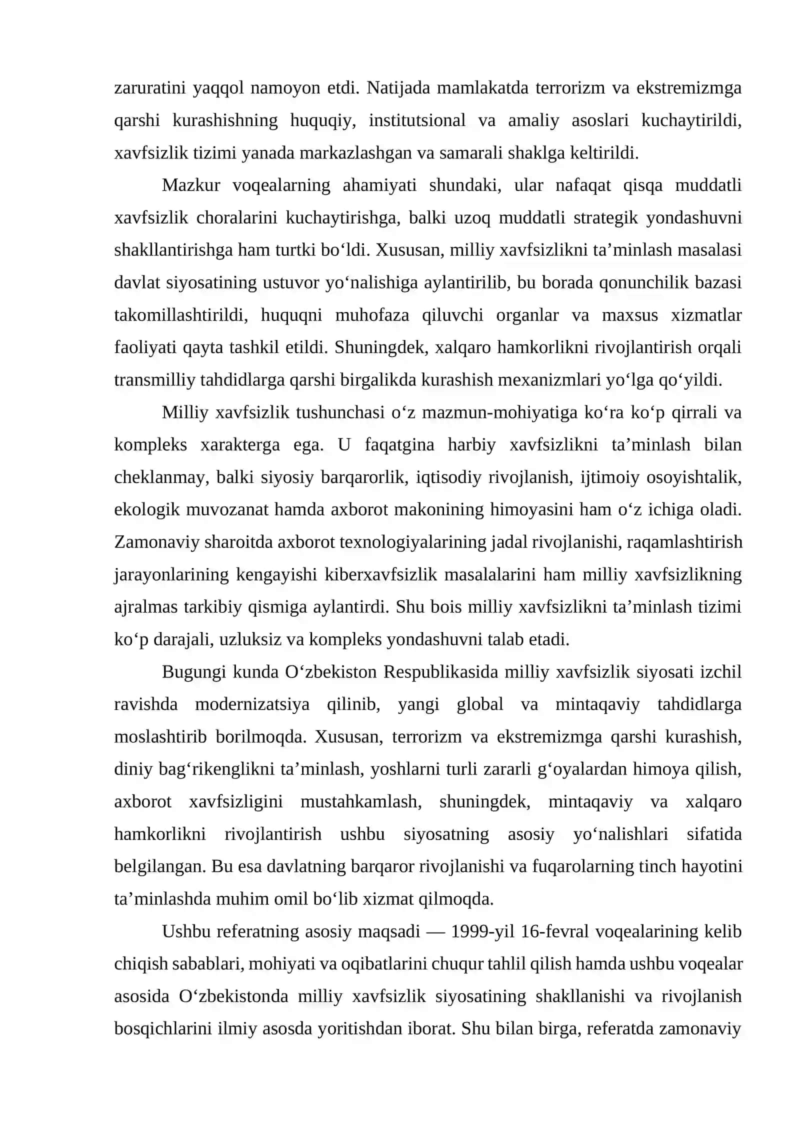 1999-yil 16-fevral voqealari va milliy xavfsizlik siyosati 3