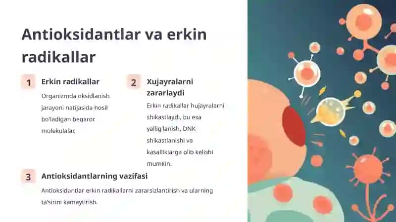 Organizmdagi Antioksidant Tizim 3